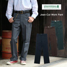 裾上げ無料 UNIVERSAL OVERALL #87 ワークパンツ ユニバーサルオーバーオール 作業着 作業服 メンズ レディース Jean-Cut Work Pant ジーンカット ジーンズカット PT50 STYLE 8オンス アメリカ製 メキシコ製