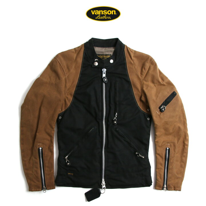 楽天市場】VANSON バンソン レディース スタンドカラーワックス 