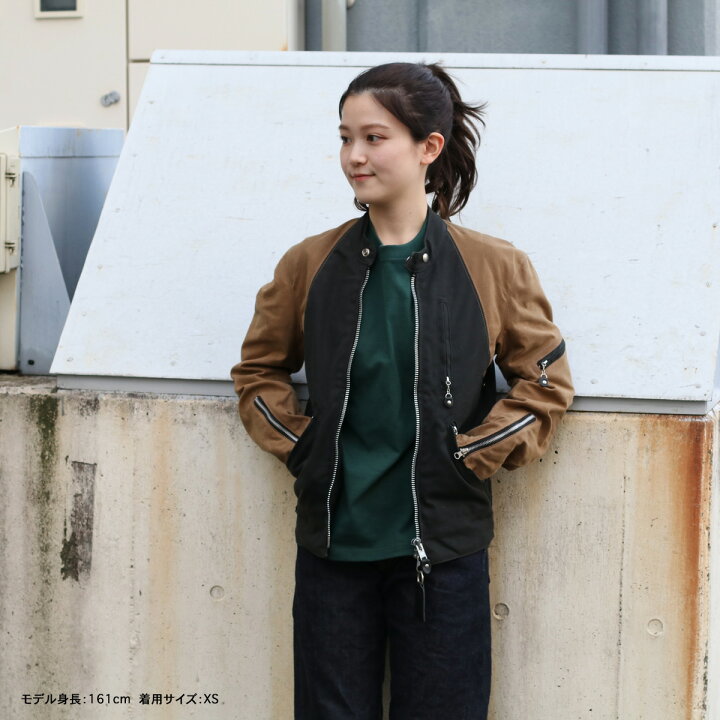 楽天市場】VANSON バンソン レディース スタンドカラーワックス 