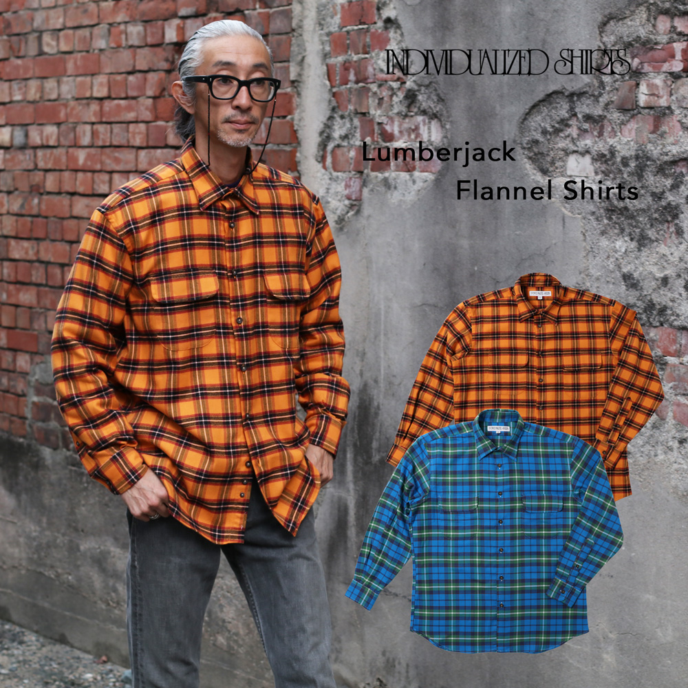 INDIVIDUALIZED SHIRTS 長袖 シャツ Lumberjack Flannel Shirts ランバージャック フランネルシャツ メンズ インディビジュアライズド チェックシャツ アメリカ製 大きいサイズのサムネイル