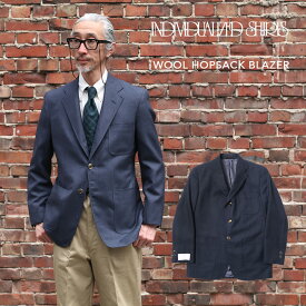 INDIVIDUALIZED SHIRTS ウールホップサックブレザー Wool Hopsack Blazer ジャケット メンズ インディビジュアライズド アメリカ製 大きいサイズ NAVY ネイビー フォーマル ビジネス