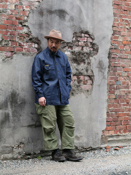 楽天市場】PRISON BLUES プリズンブルース 610 Denim Yard Coat デニム  