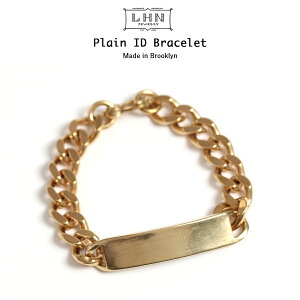 LHN Jewelry �hPlain�h ID �u���X���b�g Handmade In Brooklyn