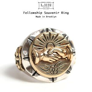 LHN Jewelry �G���G�b�`�G�k �W���G���[ Fellowship Souvenir Ring �V���o�[×�u���X�����O20�� US9.5 Handmade In Brooklyn