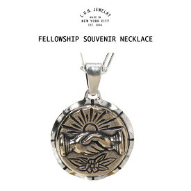 【スーパーSALE限定 10%OFF】LHN Jewelry エルエイチエヌ ジュエリー Fellowship Souvenir Necklace ネックレス Handmade In Brooklyn シルバー 925 真鍮 Brass ブラス ハンドメイド ブルックリン Handmade In Brooklyn