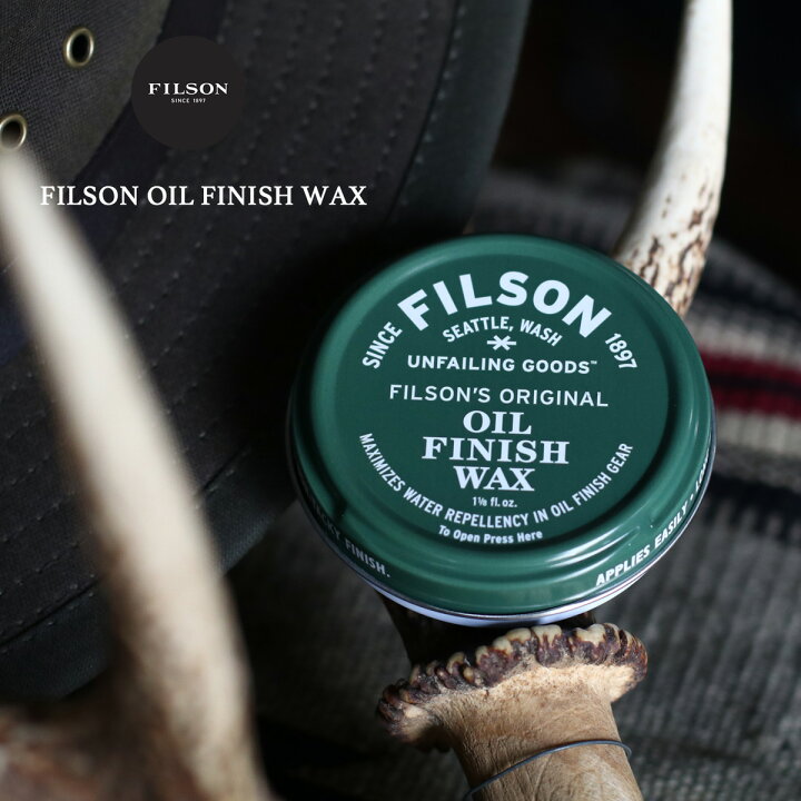 楽天市場】FILSON フィルソン OIL FINISH WAX 1 1/8 fl. oz. オイル 