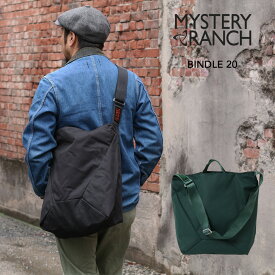 MYSTERY RANCH ミステリーランチ BINDLE 20 ビンドル ショルダーバッグ トートバッグ 2WAYバッグ ショルダー 送料無料 BLACK ブラック CONIFER グリーン