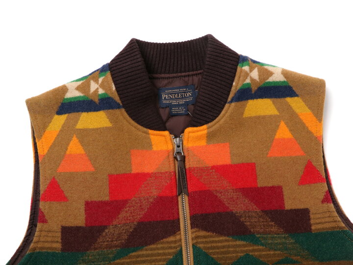 楽天市場】PENDLETON ペンドルトン COLTON QUILTED ZIP VEST ウール 