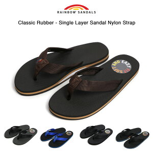 RAINBOW SANDALS VOC[ iC r[`T_ C{[T_ r[`T_ iCT_ Y uh Y fB[X  RSM 301ARP Classic Rubber Single Layer Sandal Nylon 