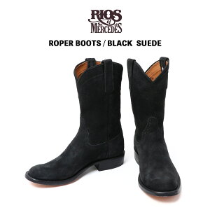 RIOS OF MERCEDES IXIuZfX ROPER BOOTS BLACK SUEDE EGX^u[c [p[u[c JE{[Cu[c Bailey Stockman Ajo[T[f 50N XG[hU[ ubN AJ USA