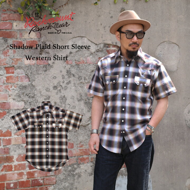 楽天市場】Rockmount Ranch Wear ロックマウント ランチウェア 半袖 