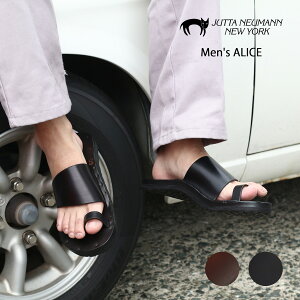 JUTTA NEUMANN ���b�^ �j���[�}�� Men's ALICE ROUND �A���X ���E���h �T���_�� ���U�[�T���_�� �g���O�T���_�� ���e�B�S���U�[ �A�����J�� USA�� �A�[�`�T�|�[�g Brown Black �u���E�� �u���b�N