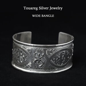 Touareg Silver Jewelry gDAOVo[WG[ WIDE BANGLE Ch Vo[oO Vo[ AtJ Tn Vq gDAO  WG[ oO nhCh Mtg A