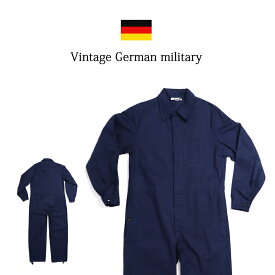 【スーパーSALE限定 10%OFF】ヴィンテージ ドイツ軍 オールインワン ワーカーカバーオール HBT ジャンプスーツ Vintage German military ツナギ
