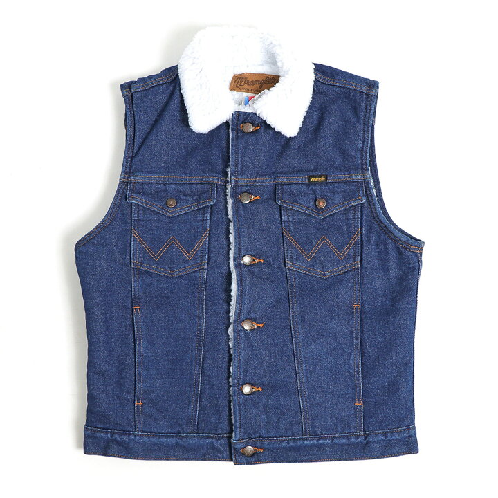 楽天市場】Wrangler デニムボアベスト ベスト USA企画 US企画 メンズ 