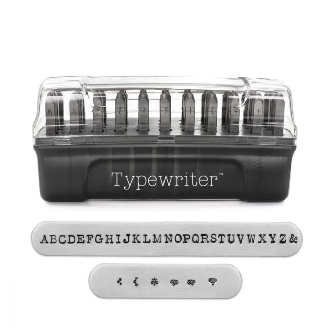 ニューヨークで誕生したメタルスタンピングブランド インプレスアート 激安通販販売 レタースタンプ 送料無料新品 Typewriter 大文字