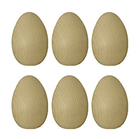 アシーナ ヘンエッグ(6個入) 卵型 木製素材