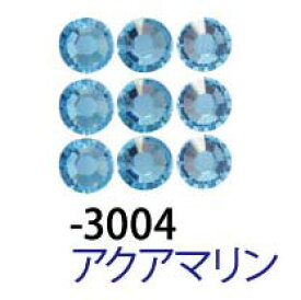 アクアマリン　SS16（30粒）★ラインストーン青ブルー系