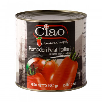 フードサービスに特化したブランド 最大41%OFFクーポン チャオのトマト缶 チャオ ポモドーリ ペラーティ 6個セット SALE 82%OFF 2048 2500g ホールトマト