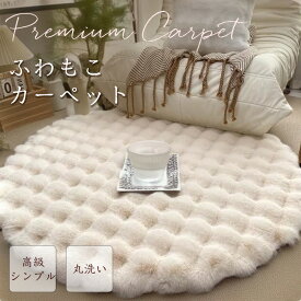【人気毛布12％OFFクーポン】★2025年SNS人気過熱★ ラグマット カーペット ふわとろ ふわもこカーペット 全季節 冷房対策 ふわもこ ラグ 円形 もこもこ マイクロファイバー ラグジュアリー 冬用 ふわふわ モコモコ 厚手 低ホルム 静電気防止 床暖房対応 洗える おしゃれ