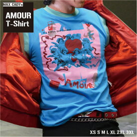 BEAT IT AMOUR キューピッド 天使 Tシャツ ノースリーブ メンズ