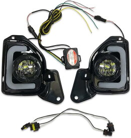 フォグランプ 200系 ハイエース 4型 5型 DX GL 標準 ワイド LED ファイバー フォグ ランプ H11 8000K デイライト ウィンカー 連動 左右セット ハーネス付き 新品 TOYOTA トヨタ