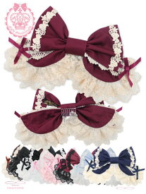 8WH016 ミステール ローズ フルール コーム(クラシックロリータ、甘ロリ)