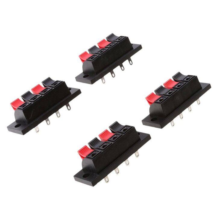 楽天市場】4極 プッシュ式 スピーカーターミナル 10個セット プッシュターミナル 4端子 4P ポイント消化 : maximum-japanshop 楽天市場】4極 プッシュ式 スピーカーターミナル 10個セット プッシュターミナル 4端子 4P ポイント消化 : maximum-japanshop