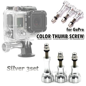 �J���[ �A���~ �e�w �m�u �X�N�����[ �Z�b�g �X�e�����X �{���g �i�b�g GoPro hero ST-50 �}�E���g�A�_�v�^�[ �A�N�Z�T�� �V���o�[3�{�Z�b�g �|�C���g����