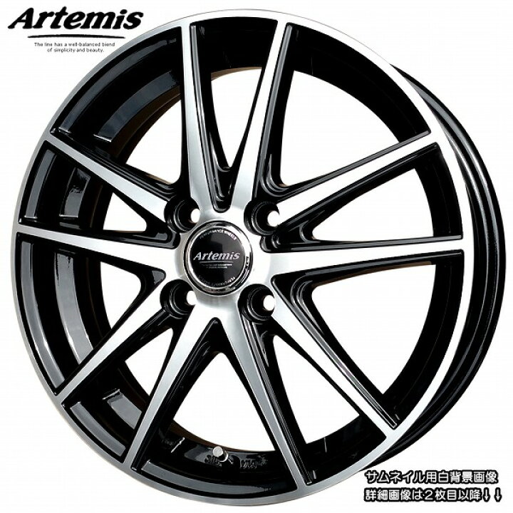 楽天市場】□ Artemis MA-01 □綺麗な軽四用15inホイールKENDA KR203 