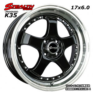 STEALTH Racing K35 O㕝LX[p[fB[v2i!!17x6.0J@`[jOylpzC[4{set