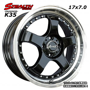  STEALTH Racing K35 17X7.0J@OFF+42@PCD100lC2iX[p[fB[v!!VR^/艮/JX^J[E!!