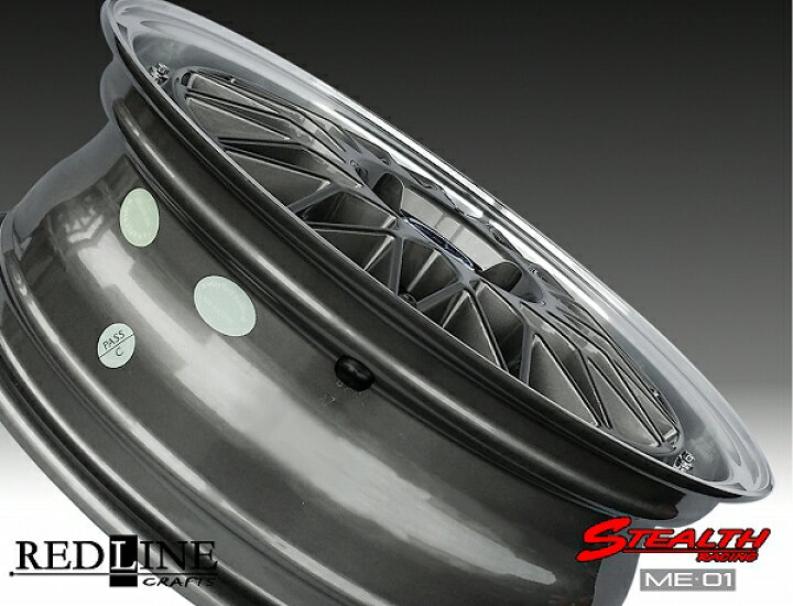 楽天市場】□ STEALTH Racing ME01 □16x5.5J 軽四用/人気のメッシュ 