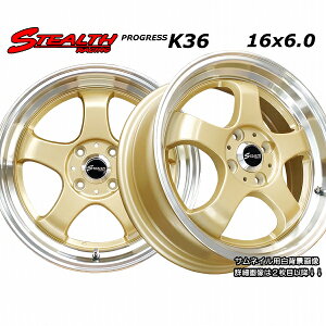  STEALTH Racing K36 O㕝LX[p[fB[v2i!!16x6.0J `[jOylpzC[4{Zbg