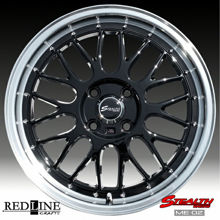楽天市場】□ STEALTH Racing ME02 □ 新製品!!スペシャルサイズ, 16x6 