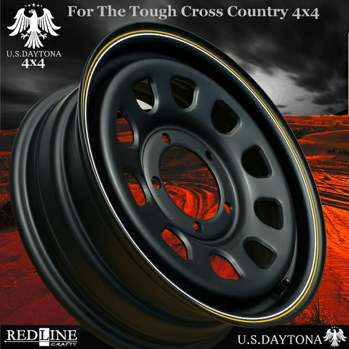 楽天市場】□ U.S.Daytona 4x4 □16x5.5J OFF+20 / PCD139.7新品 