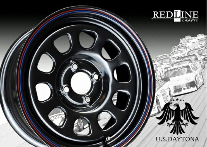 楽天市場】□ U.S.Daytona デイトナ □15x7.0J オフセット+30 PCD100 