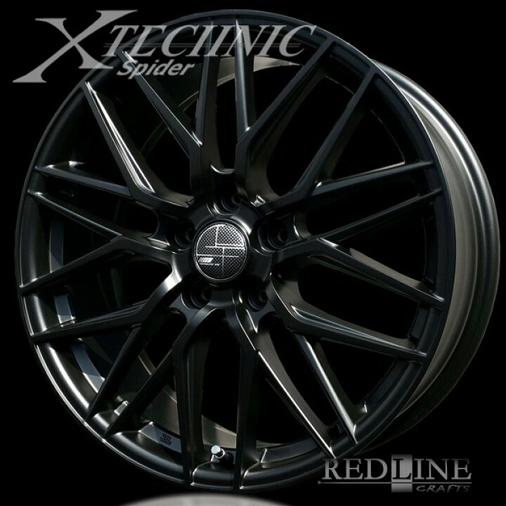 楽天市場】□ X-TECHNIC Spider □18x7.5J OFF+48 5H/PCD100精悍な 