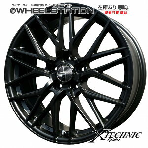 �� X-TECHNIC Spider ��18x7.5J OFF+48�@5H/PCD100�����Ȍ����ڂ̃X�p�C�_�[���b�V���z�C�[��4�{�Z�b�g���N�T�XCT/�v���E�X/�g���^86/�X�o��BRZ/�C���v���b�T��