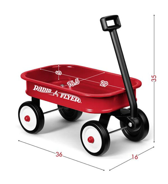 楽天市場】Radio Flyer ラジオフライヤー リトルレッドワゴン W5A ミニ 