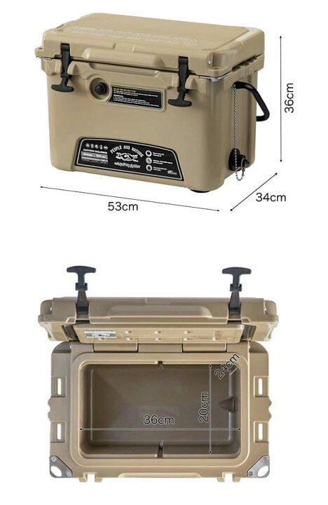 楽天市場】【楽天1位】クーラーボックス 小型 18.9L/20QT ハードクーラーボックス クーラーBOX クーラーバッグ 釣り キャンプ BBQ  バーベキュー 運動会 海水浴 アウトドア スポーツ おしゃれ 密閉 断熱 保冷 ノーザンクーラーボックス FIELDOOR 1年保証 ☆[送料無料  ...