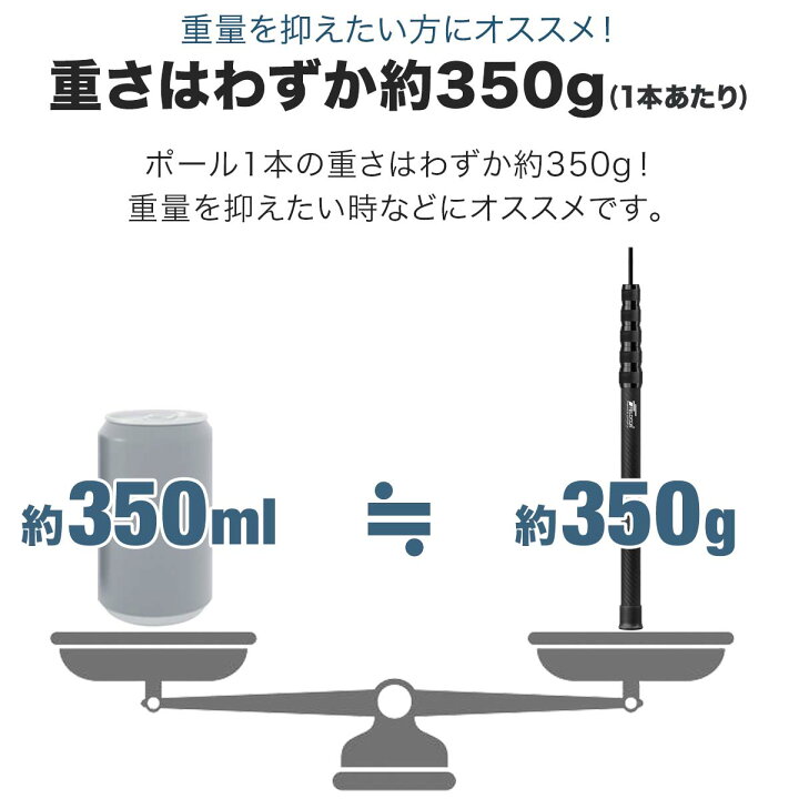 楽天市場】【楽天1位】FIELDOOR テントポール 軽量 カーボン製テント 