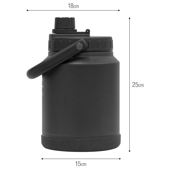 楽天市場】【楽天1位】FIELDOOR アイスコンテナ 1.9L ウォータージャグ 小型 キャンプ用 氷入れ アウトドア 保冷 保温 水筒 広口  大容量 ステンレス 真空断熱 持ち運び 溶けない 洗いやすい マグボトル スポーツジャグ ノーザンクーラーアイスボトル 1年保証 ☆[送料無料 ...