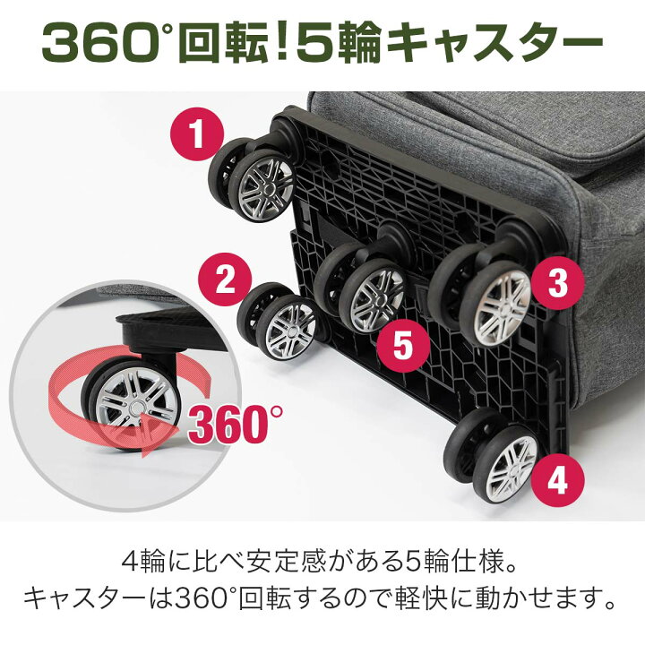 楽天市場】ショッピングカート 横押し 押し引き 2WAY 大容量 26L 保冷 