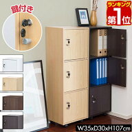 【5,500円→SALE4,950円〜9/11(金)01:59まで】【楽天1位】書庫 鍵付き収納 収納ラック 35x30x107cm ロッ…