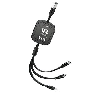 莮[dP[u [dP[u 3in1 莮 [֗ ݖh~ [ 3ޒ[q ϋv i[ CgjO USB Type-C }CN 1{3 3in1P[u Lightning 3A [d X}z