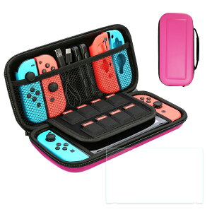 switch L@ELf OLED Nintendo Switch LOP[X tی V[gt n[hP[X [obO Q[J[h[ ő10[ jeh[ XEBb` P[X e tیtB