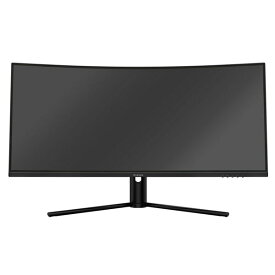 ゲーミングモニター 34インチ VA カーブスクリーン 165Hz UWQHD フリッカーレス FreeSync 34型 PIP/PBP 角度調節 FullHD ブルーライトカット MPRT1ms HDMI DP フレームレス 壁掛け 視野角178°ノングレア adptive sync MAXZEN MGM34IC01 マクスゼン