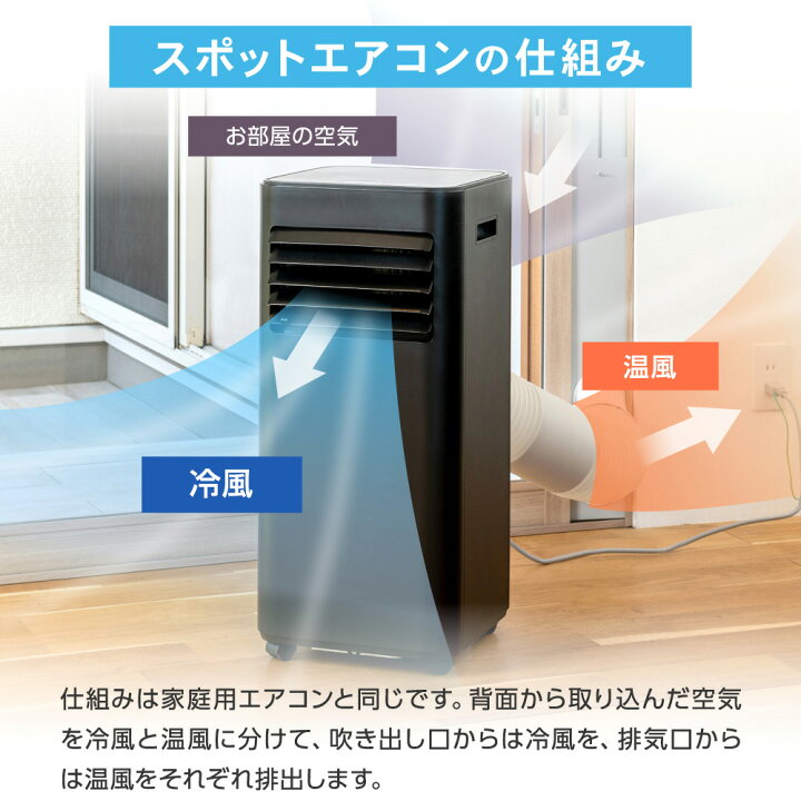 楽天市場】【公式店】 【工事不要】 エアコン スポットクーラー 