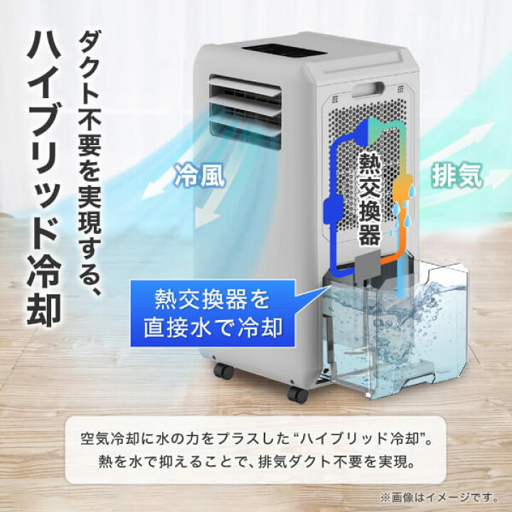 楽天市場】【公式店】 スポットクーラー ダクトレス 工事不要 家庭用 